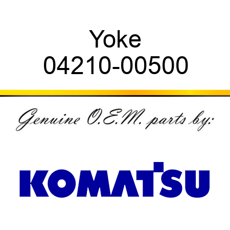 Yoke 04210-00500