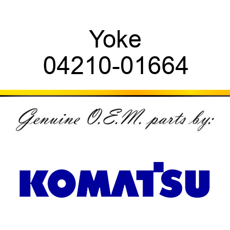 Yoke 04210-01664