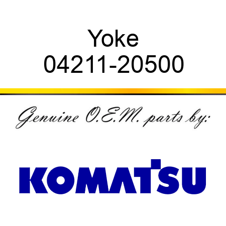 Yoke 04211-20500