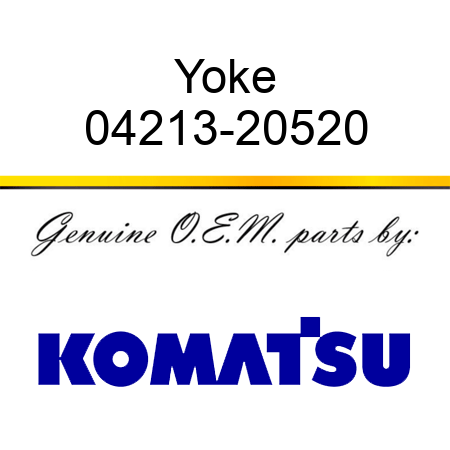 Yoke 04213-20520