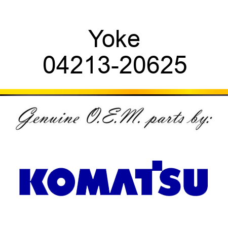 Yoke 04213-20625