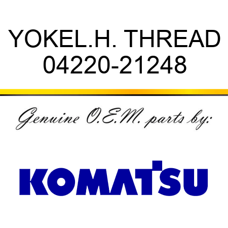 YOKE,L.H. THREAD 04220-21248