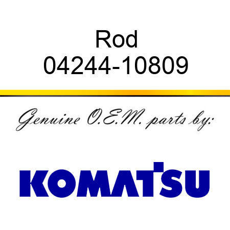 Rod 04244-10809