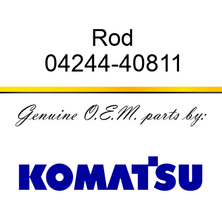 Rod 04244-40811