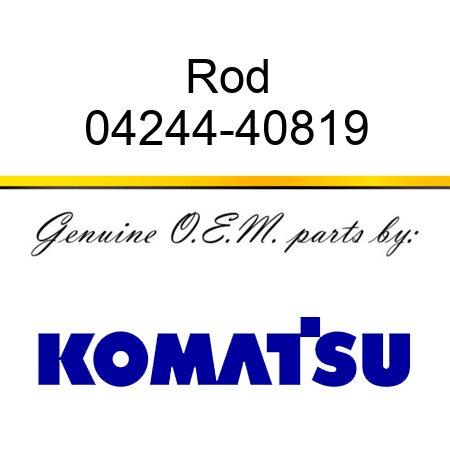 Rod 04244-40819