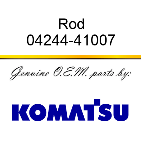 Rod 04244-41007