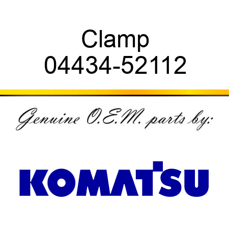 Clamp 04434-52112
