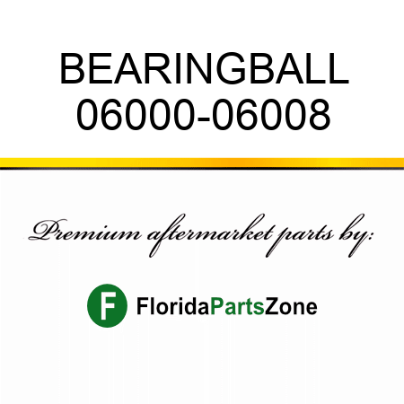 BEARING,BALL 06000-06008