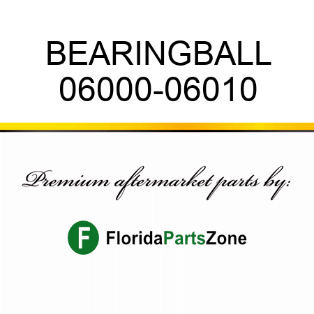 BEARING,BALL 06000-06010