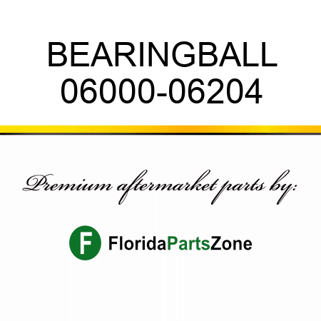 BEARING,BALL 06000-06204
