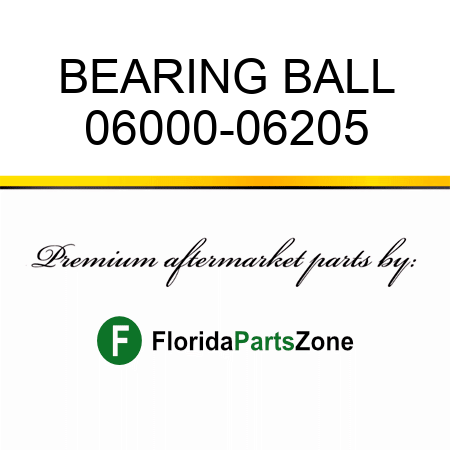 BEARING, BALL 06000-06205