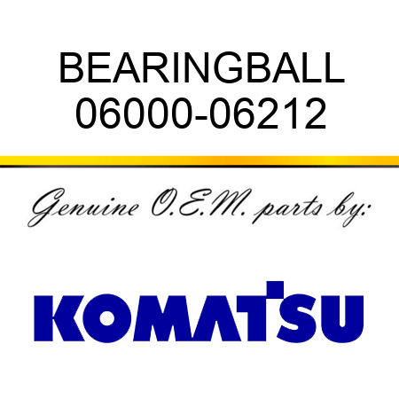 BEARING,BALL 06000-06212