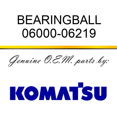 BEARING,BALL 06000-06219