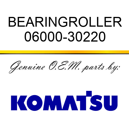 BEARING,ROLLER 06000-30220