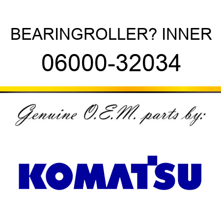 BEARING,ROLLER? INNER 06000-32034