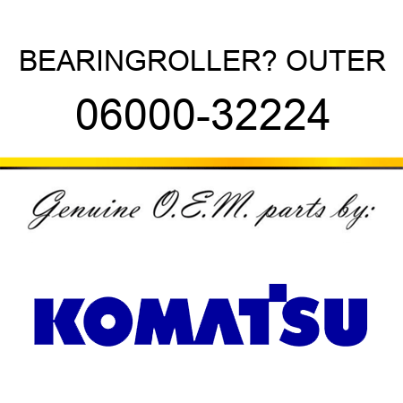 BEARING,ROLLER? OUTER 06000-32224