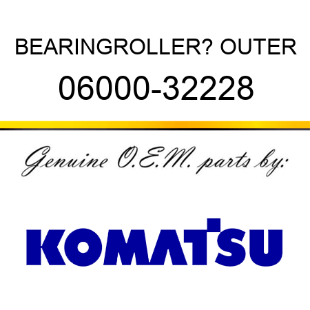 BEARING,ROLLER? OUTER 06000-32228