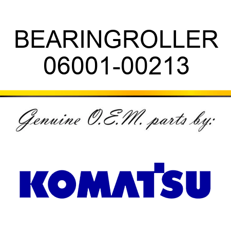 BEARING,ROLLER 06001-00213