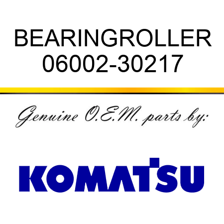 BEARING,ROLLER 06002-30217