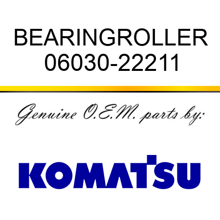 BEARING,ROLLER 06030-22211