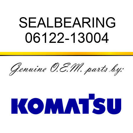 SEAL,BEARING 06122-13004