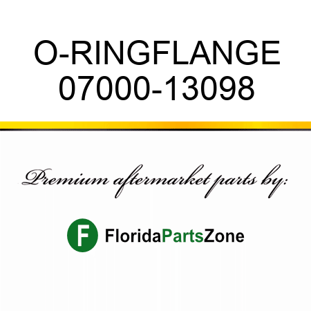 O-RING,FLANGE 07000-13098