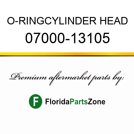 O-RING,CYLINDER HEAD 07000-13105