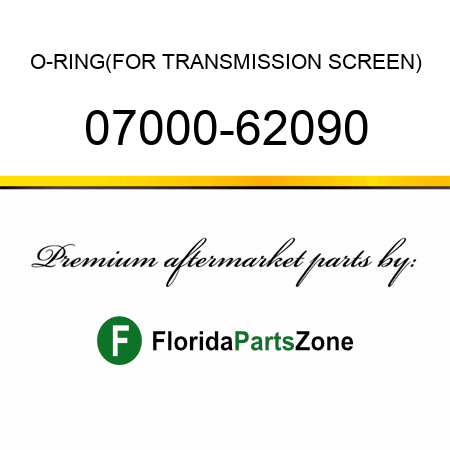 O-RING,(FOR TRANSMISSION SCREEN) 07000-62090