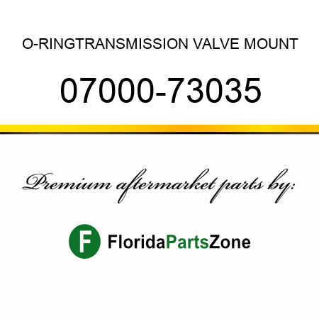 O-RING,TRANSMISSION VALVE MOUNT 07000-73035