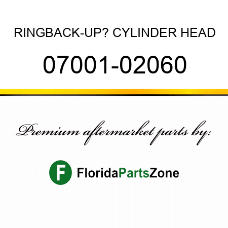 RING,BACK-UP? CYLINDER HEAD 07001-02060