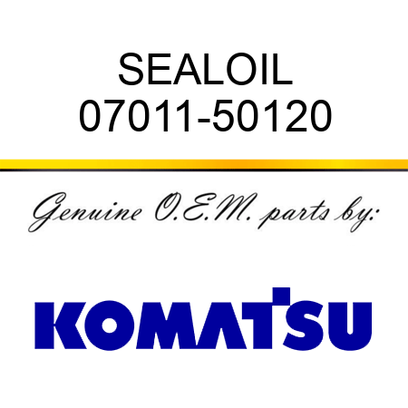 SEAL,OIL 07011-50120