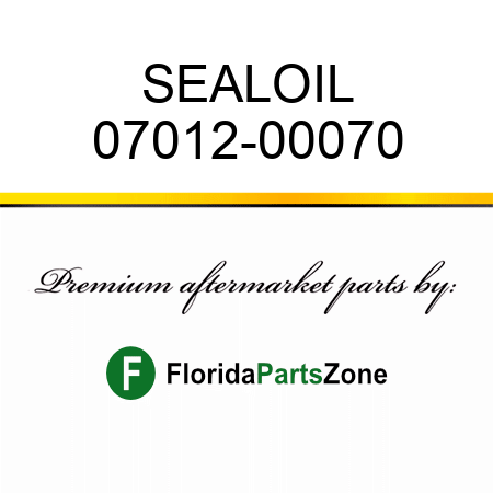 SEAL,OIL 07012-00070