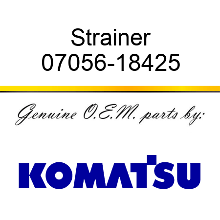 Strainer 07056-18425