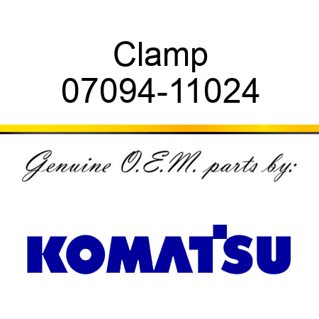 Clamp 07094-11024