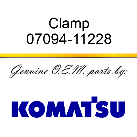 Clamp 07094-11228