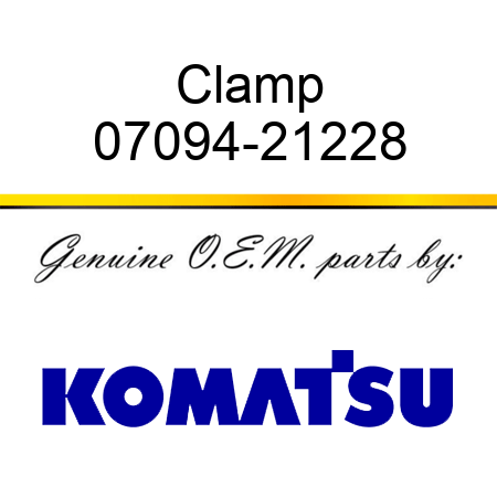 Clamp 07094-21228