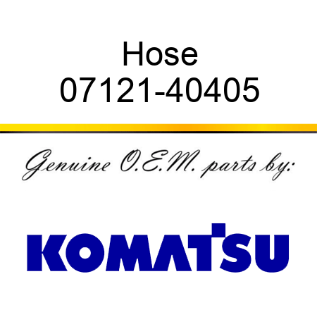 Hose 07121-40405