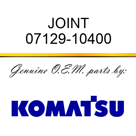 JOINT 07129-10400