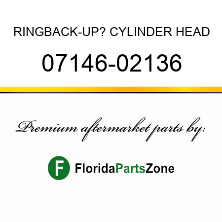 RING,BACK-UP? CYLINDER HEAD 07146-02136