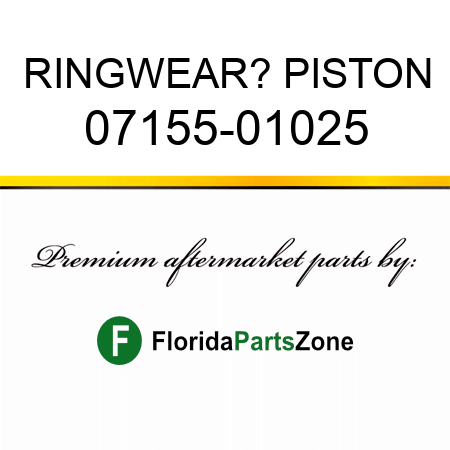 RING,WEAR? PISTON 07155-01025