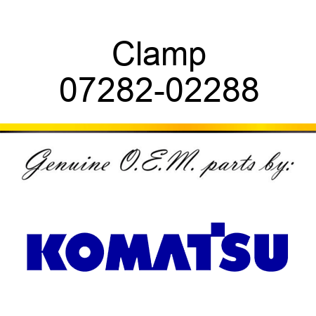 Clamp 07282-02288