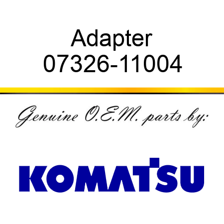 Adapter 07326-11004