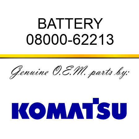 BATTERY 08000-62213