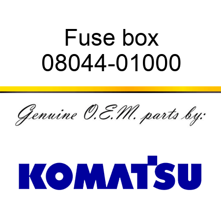 Fuse box 08044-01000
