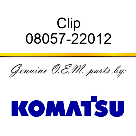 Clip 08057-22012