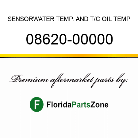 SENSOR,WATER TEMP. AND T/C OIL TEMP 08620-00000