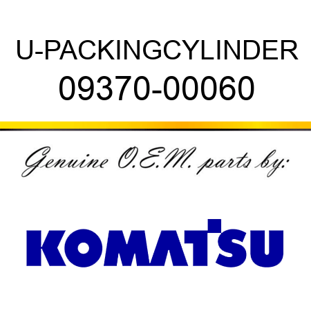 U-PACKING,CYLINDER 09370-00060