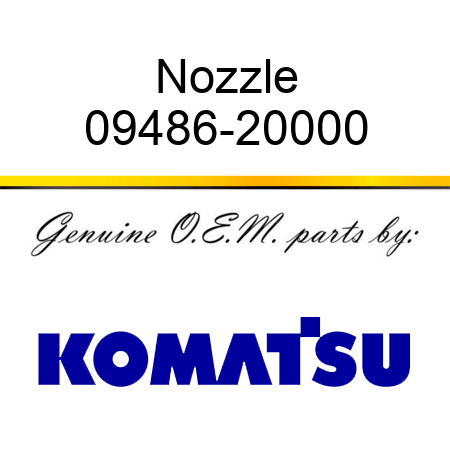 Nozzle 09486-20000