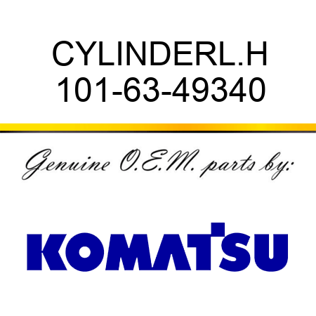 CYLINDER,L.H 101-63-49340