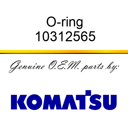 O-ring 10312565